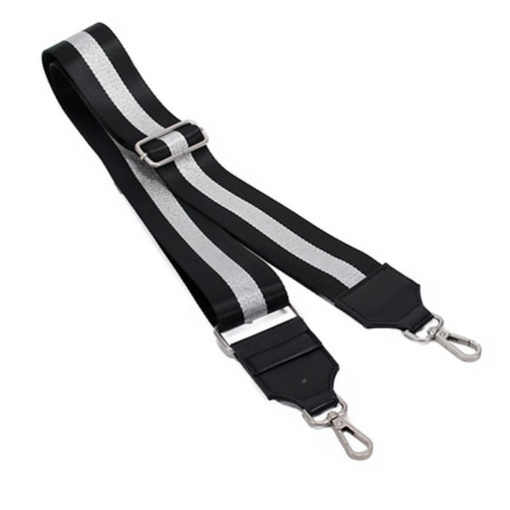 Quilted Koala Strap Black & Silver